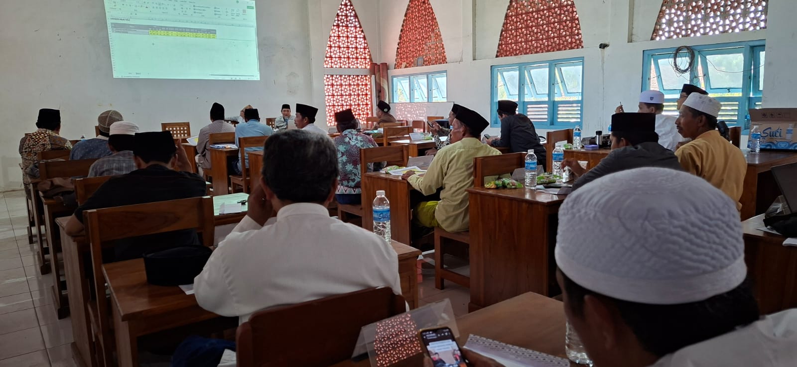 MTs. 1 Annuqayah Gelar Rapat Penentuan Kenaikan Kelas dan Peringkat Siswa